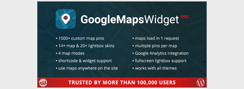 Google Maps Widget PRO