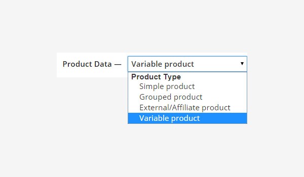 Creating a Variable product