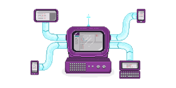 Diagram showing Vorlon working with different platforms