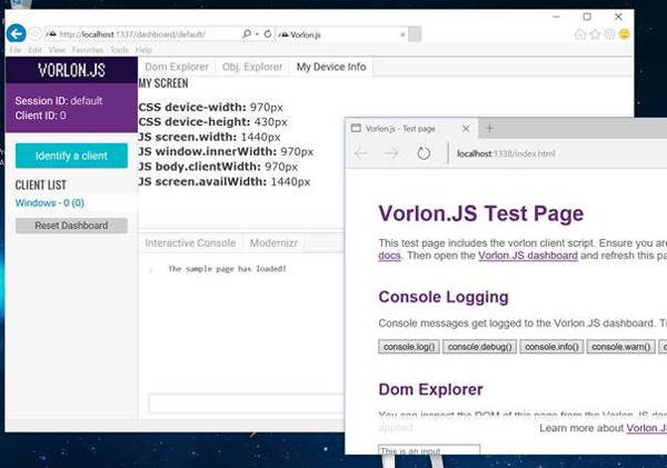 Vorlonjs test page