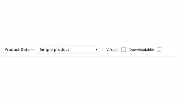 Virtual and Downloadable checkboxes