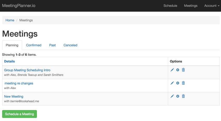 Startup Series Group Scheduling - The Meeting Index