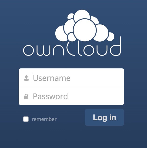 OwnCloud Login