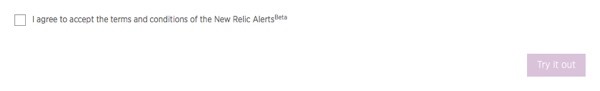 Enable New Relic Alerts beta