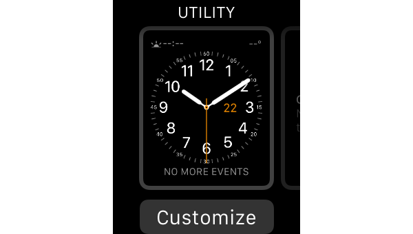 Watch face chooser