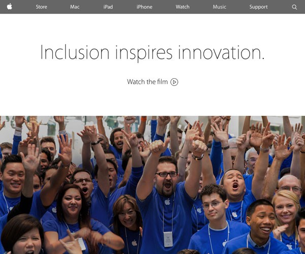 Apples inclusion page