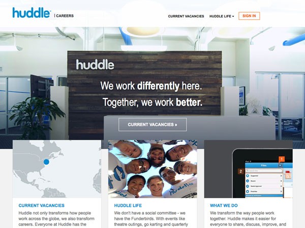 Huddle talent community