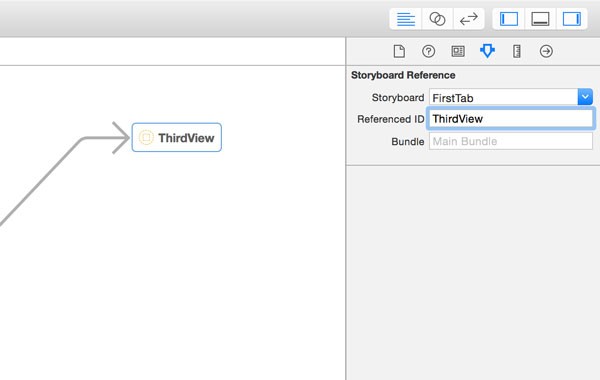 Configuring the Storyboard Reference