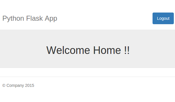 User home on successful user sign  in