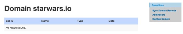 Our Yii Console Domain View