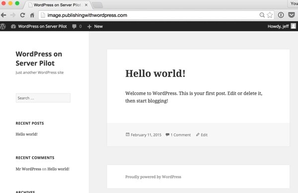 WordPress Your New Website