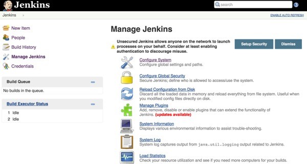 Jenkins Manage Jenkins