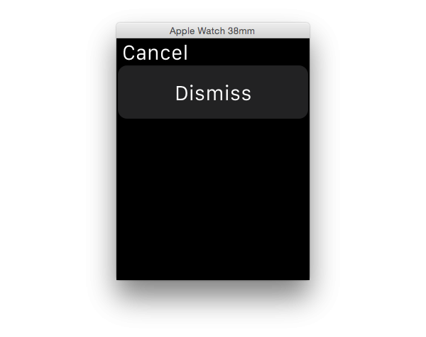 Modal interface