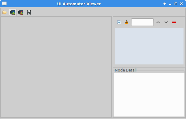 UI Automator Viewers interface