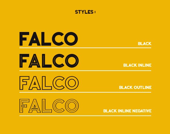 Falco font