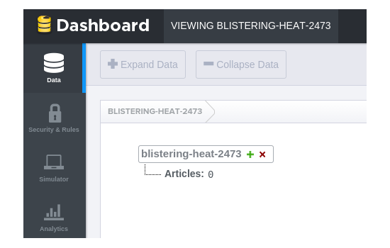 Firebase Dashoboard with Articles sub node