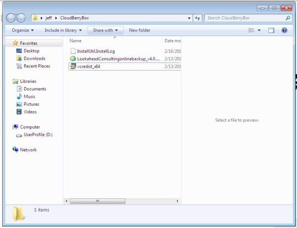 CloudBerry Box Sync Folder