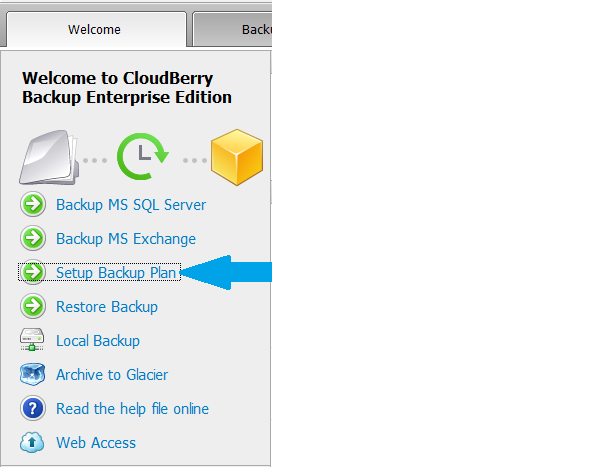 CloudBerry Backup Enterprise Edition