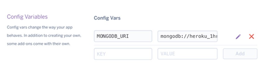 Get MONGODB_URI