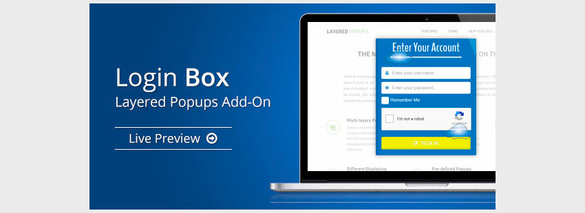 Login Box - Layered Popups Add-On