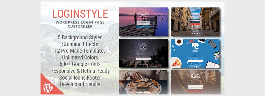 Loginstyle WordPress Login Page Styler