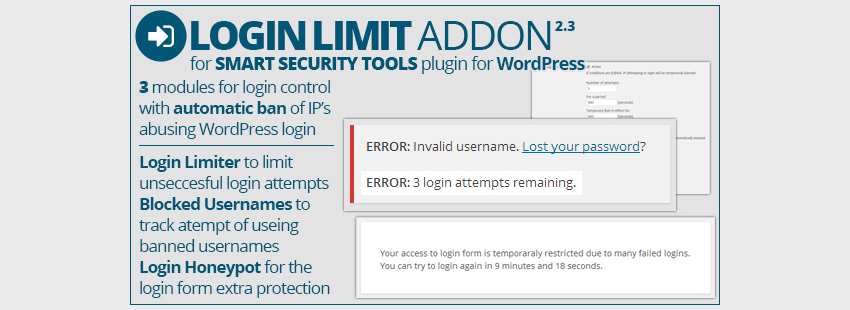 Smart Security Tools Login Limit Addon