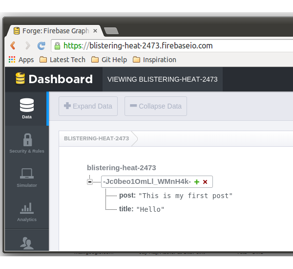 Add Post data in Firebase