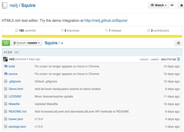 Squire on Github