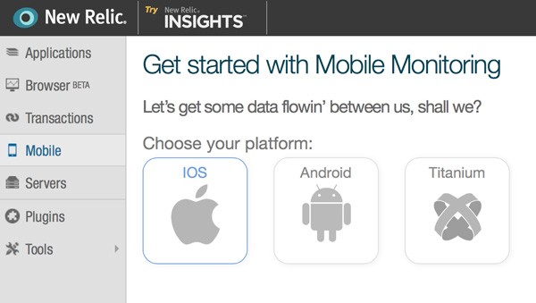 New Relic Mobile Monitoring