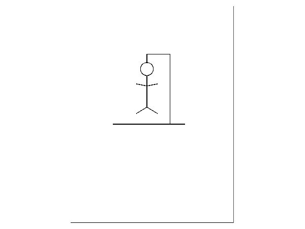 drawing the hangman