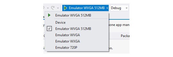 Options for Debugging a Windows Phone Application with the Default SDK