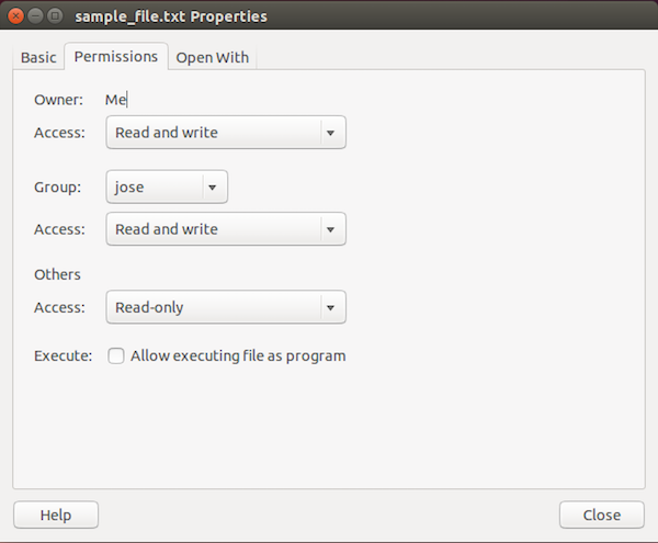 Sample File Properties
