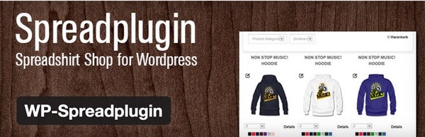 Spreadplugin the Spreadshirt plugin for WordPress
