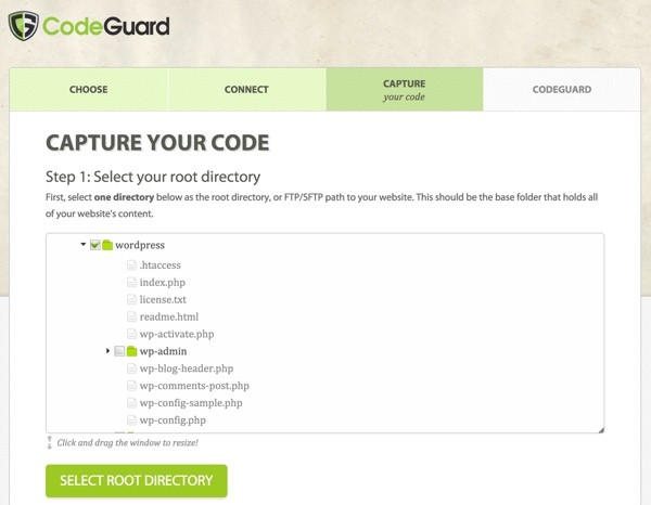 CodeGuard Capture Your Code