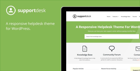 Support Desk Theme ThemeForest