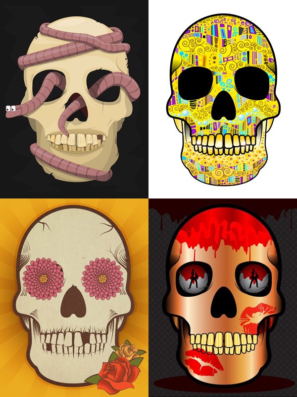 Skull designs by Tysia00 Lindsey Henderson Annika Dijana Devi