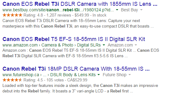 Search results for the term canon rebel t3i