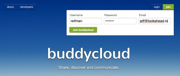Demo BuddyCloud