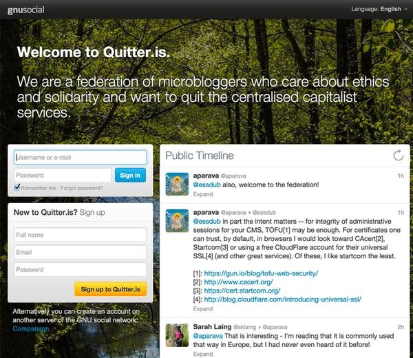 Quitter - GNU Social