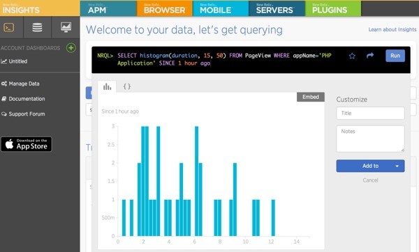 New Relic Query Language