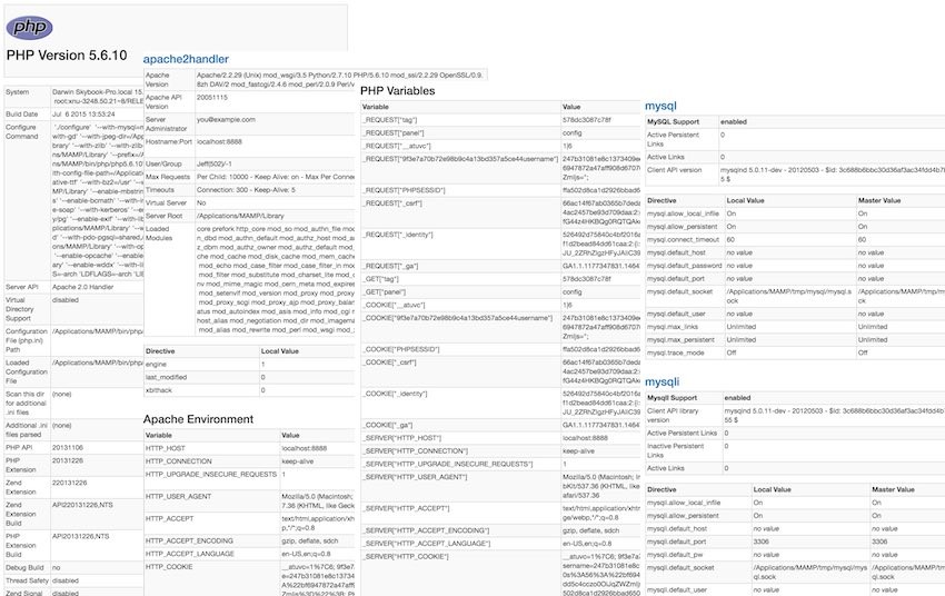 Programming Yii - More Pages from Server and Application Configuration