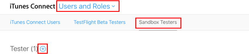 Users and roles in iTunes Connect