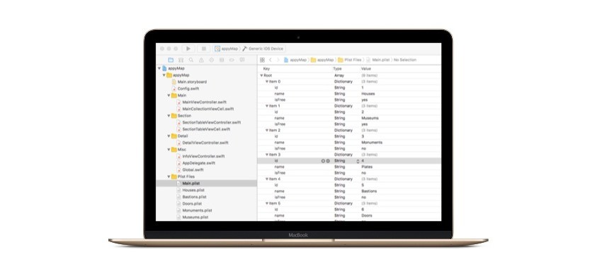 Editing a Plist in Xcode