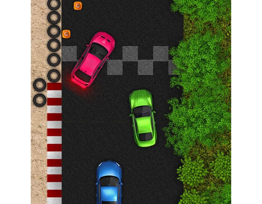 Top Down Racing Game Creation Kit cars and track