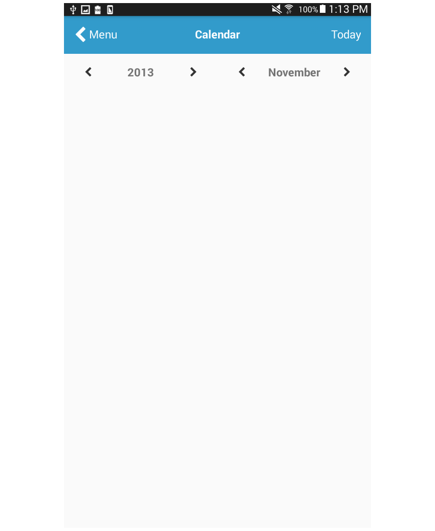 calendar page added calendar header styles