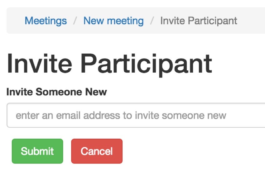 Meeting Planner Responsive Web - Enhanced Button Spacing