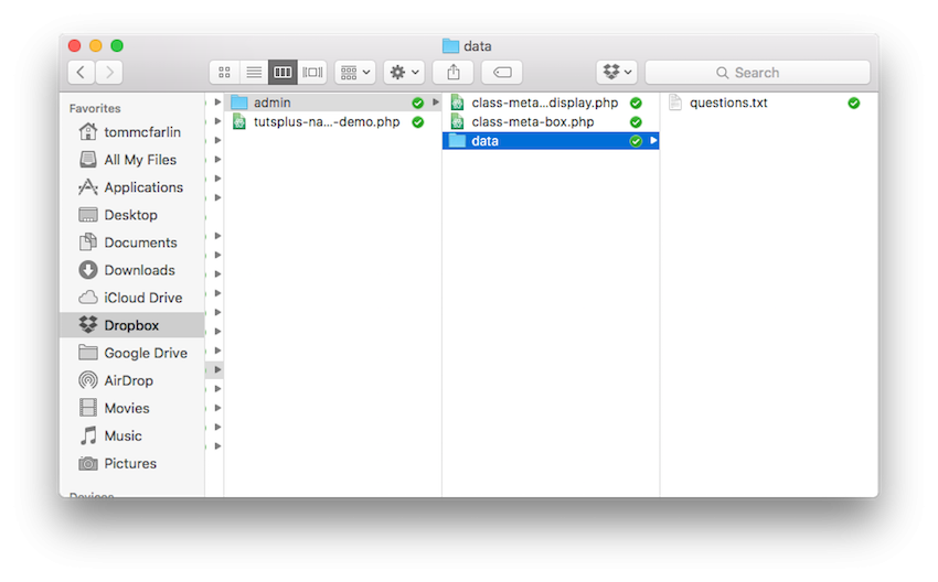 The questionstxt file in the data subdirectory