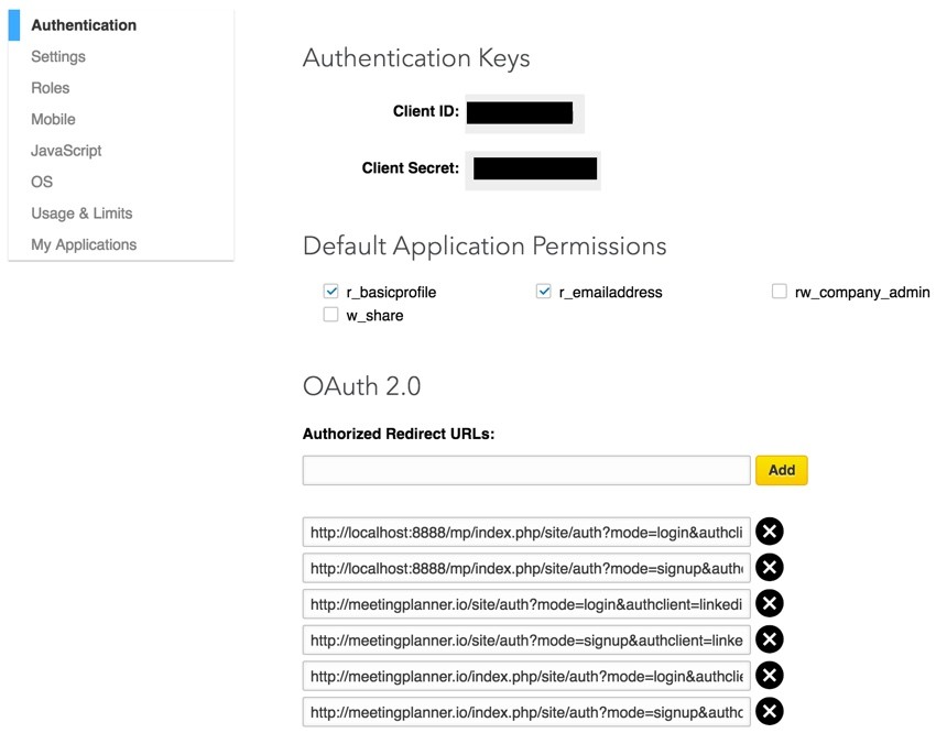 Building Your Startup OAuth - LinkedIn Dev Keys and Redirect URLs again