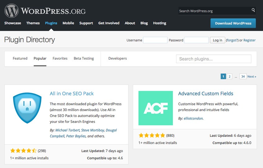 WordPress Plugin Directory