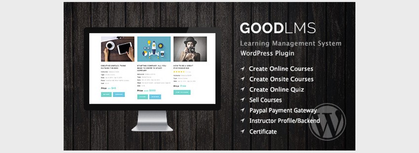 Good LMS - Learning Management System WP Plugin